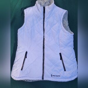 Free Country Women's Snowy White Quilted Vest